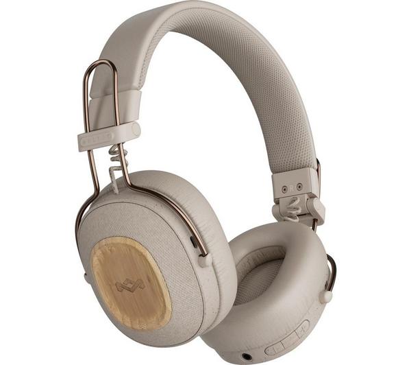 HOUSE OF MARLEY Positive Vibration Riddim Wireless Bluetooth Noise-Cancelling Headphones - Cream