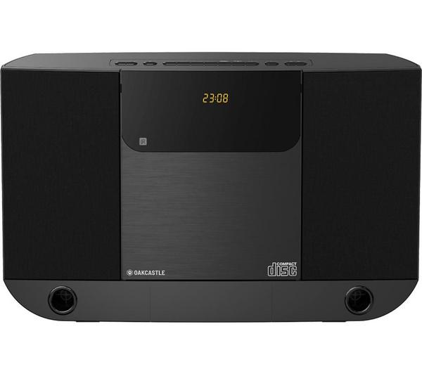 OAKCASTLE HiFi100 Flat Panel Hi-Fi System - Black