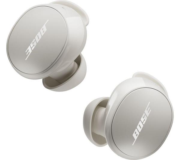 BOSE QuietComfort Wireless Bluetooth Noise-Cancelling Earbuds - White Smoke