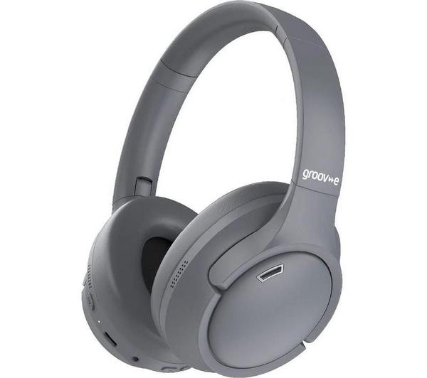 GROOV-E Harmony Wireless Bluetooth Noise-Cancelling Headphones - Grey