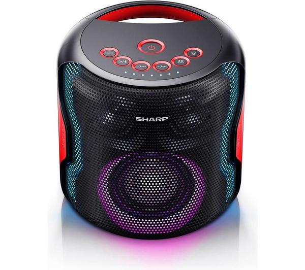 SHARP PS-921(BK) Portable Bluetooth Megasound Party Speaker - Black