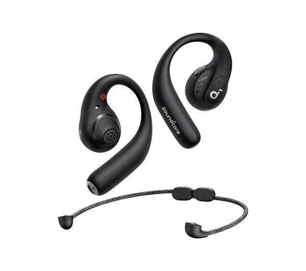 SOUNDCORE AeroFit Pro Open-Ear Wireless Bluetooth Earbuds - Midnight Black