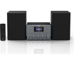 JVC UX-D425B Bluetooth Traditional Hi-Fi System - Gun Metal
