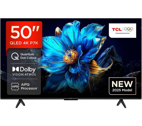 TCL 50P7K 50\" Smart 4K Ultra HD HDR QLED TV