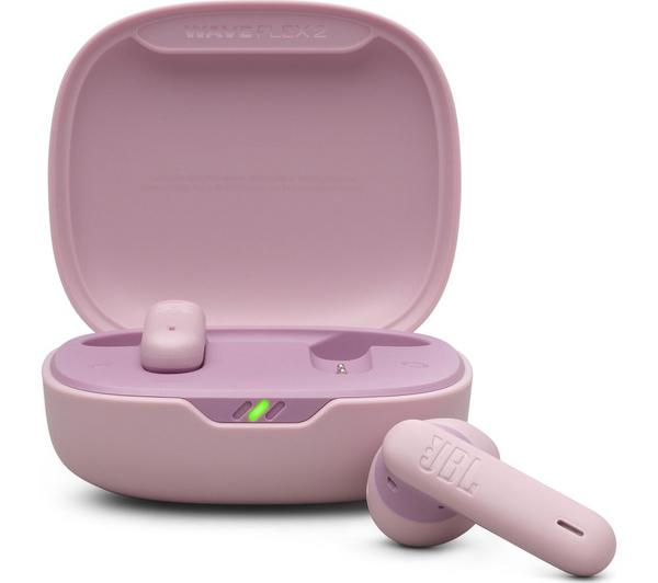 JBL Wave Flex 2 Wireless Bluetooth Earbuds - Pink