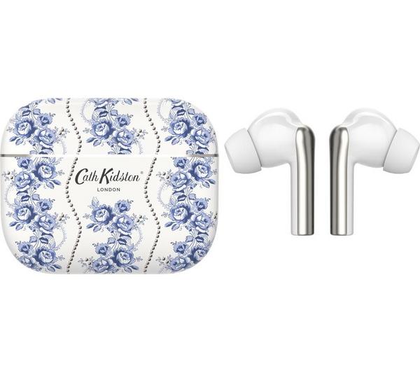 VQ Skylark Wireless Bluetooth Earbuds - White & Blue