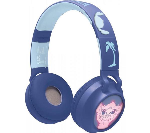 LEXIBOOK HPBT015D-00 Wireless Bluetooth Kids Headphones - Disney Stitch