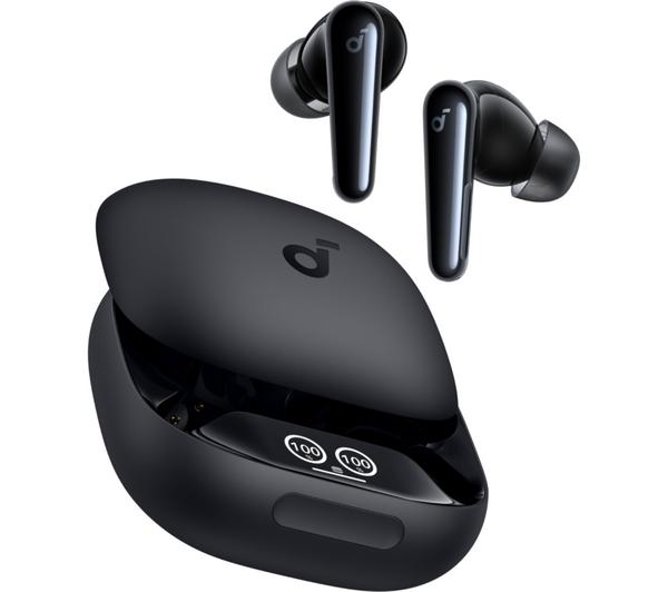 SOUNDCORE Liberty 4 Pro Wireless Bluetooth Noise-Cancelling Earbuds - Black