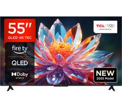 TCL T6C 55" QLED 4K HDR Smart Fire TV with Freely - 55T6C-UK