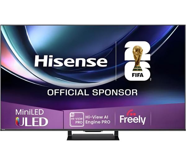 HISENSE U7Q PRO 65\" Mini LED 4K 165Hz Smart AI TV with Freely - 65U7QTUK PRO