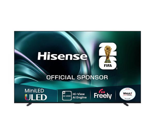 HISENSE U7Q 85\" Mini LED 4K 144Hz Smart AI TV with Freely - 85U7QTUK