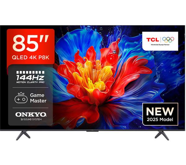 TCL 85P8K 85\" Smart 4K Ultra HD HDR QLED TV