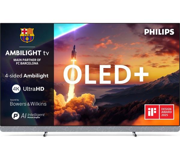 PHILIPS OLED910 77\" OLED 4K HDR Ambilight Smart TV - 77OLED910/12
