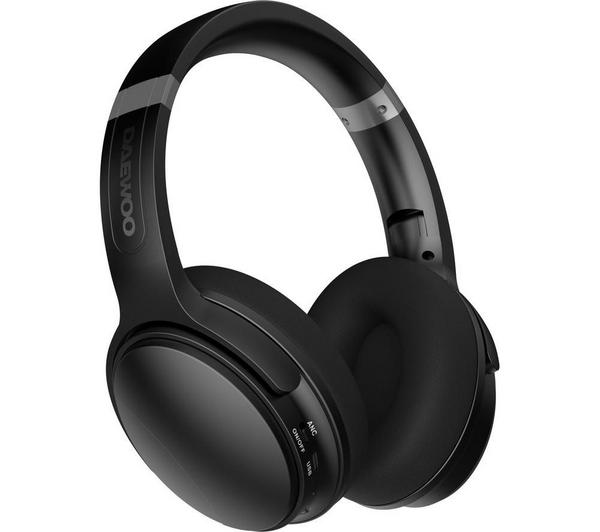 DAEWOO Sonic Beat Wireless Bluetooth Noise-Cancelling Headphones - Black
