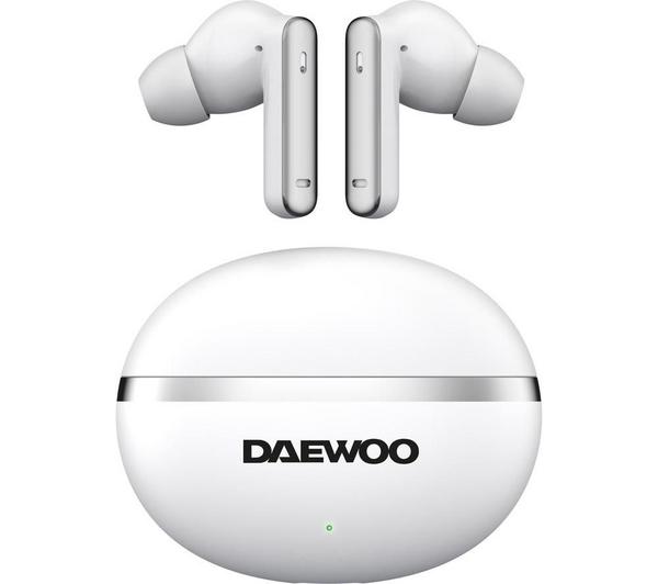 DAEWOO Air Buds Pro AVS1628GE Wireless Bluetooth Noise-Cancelling Earbuds - White