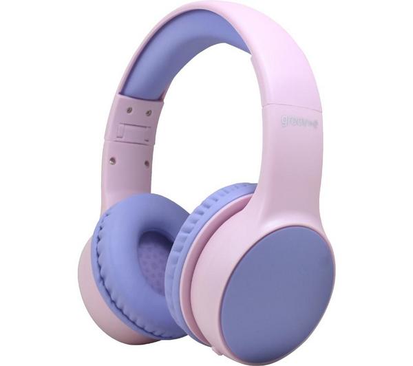 GROOV-E KIDZ Wireless Bluetooth Kids Headphones - Pink
