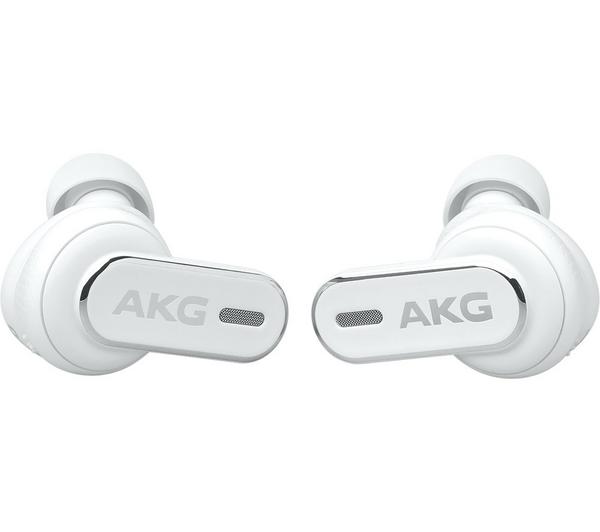 AKG N5 Hybrid Wireless Bluetooth Noise-Cancelling Earbuds - White