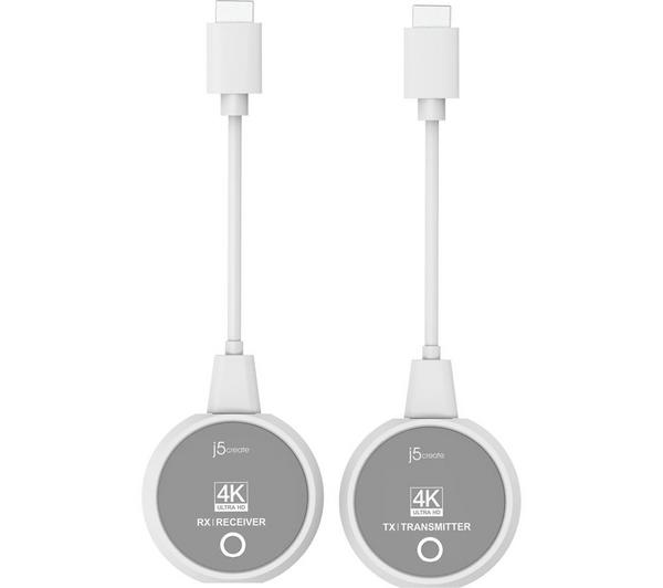 J5CREATE ScreenCast JVAW75-N 4K Wireless HDMI Display Extender