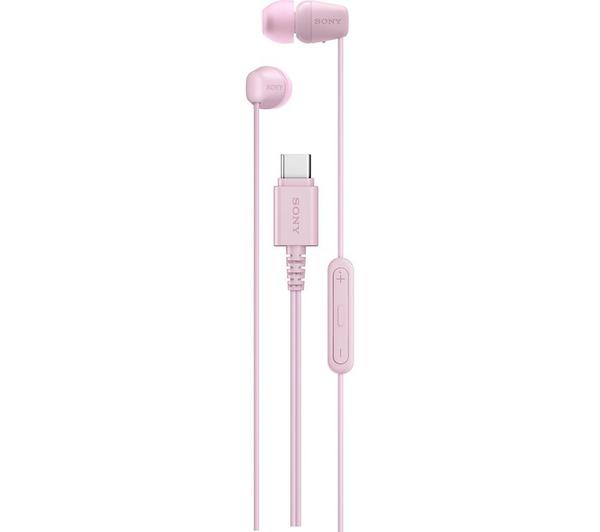 SONY IER-EX15C USB-C Earphones - Pink