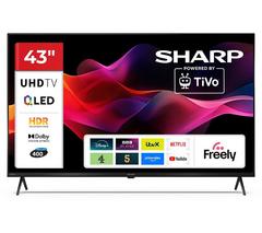 SHARP 4T-C43HM5245KB 40" Smart 4K Ultra HD HDR QLED TV