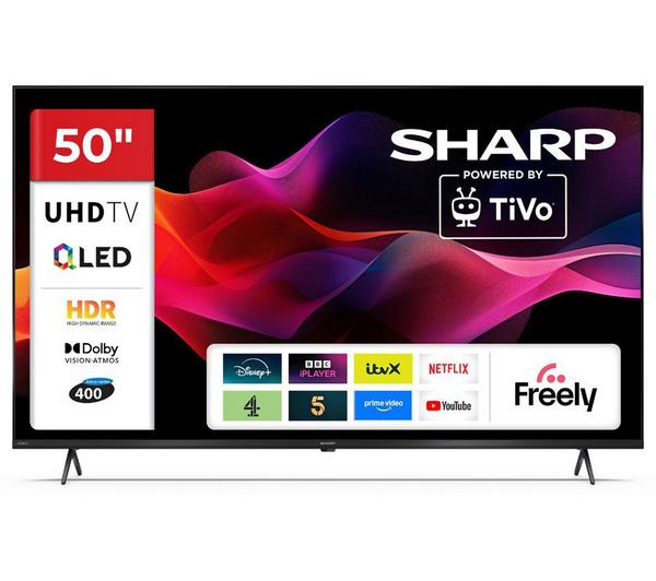 SHARP 4T-C50HM5245KB 50\" Smart 4K Ultra HD HDR QLED TV